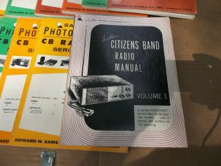 24 VOLUMES VINTAGE SAMS PHOTOFACT CB RADIO SERIES BOOKLETS 1960 ' s - 1970 ' s 2