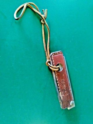 Vintage Gerber Folding Knife Sharpener Steel Hone 3