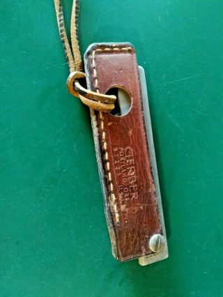 Vintage Gerber Folding Knife Sharpener Steel Hone 4