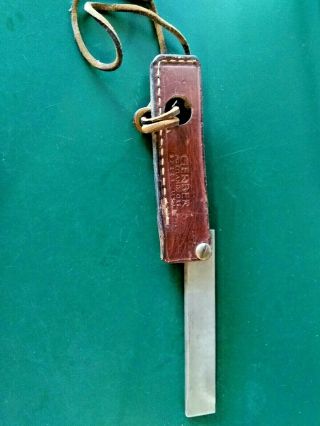 Vintage Gerber Folding Knife Sharpener Steel Hone 5