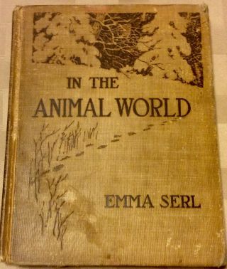 In The Animal World Emma Serl Antique 1913 Illustrated Children 