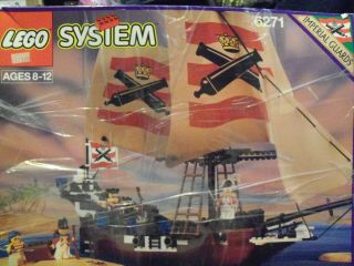 Vintage Lego Pirate Ship 6271 Imperial Guards 1992 Incomplete 8