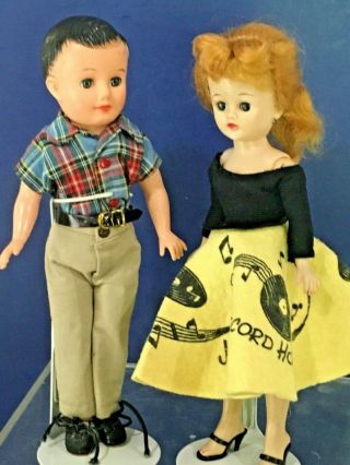 Vintage Vogue Dolls Jeff & Jill 2950s Played With Not Perfect But