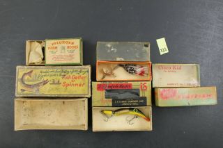 Vintage Fishing Lures Hooks & Advertising Pflueger Cisco Kid L&s Read 323