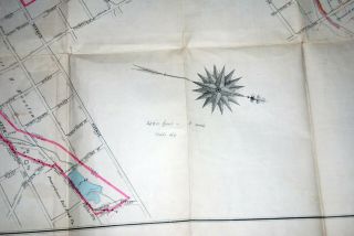 Plan of Wissahickon Valley Fairmount Park,  1896: Book casing & Antique Inked Map 7