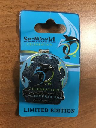 Seaworld Pin — Seaworld 50th Celebration - Limited Edition Of 1500