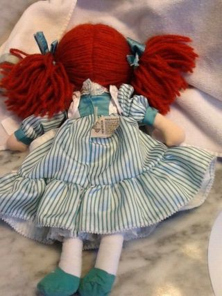 Vintage Lizzie Tish rag doll Applause 1984 all - 4