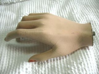 Antique Vintage Mannequin Right Hand 7 Inches 1940 