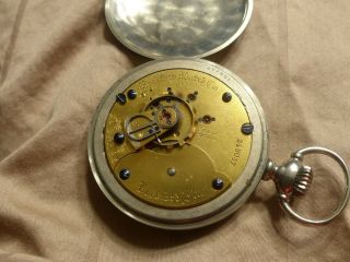 18 Size Rockford 15 Jewel Hunting Case Pocket Watch Grade 44