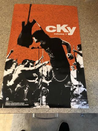 Cky Vol.  1 Promotional Poster Bam Margera Jackass Him Valo Element