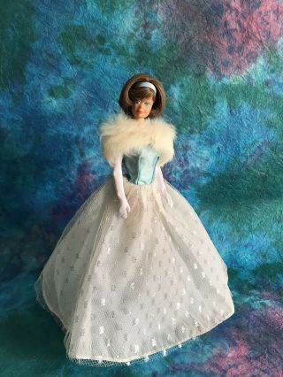 Vintage Barbie Premiere Formal Evening Gown Dress Clone Doll Clothes