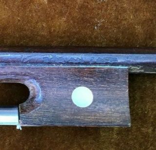 Antique Old German Violin Bow Marked Branded Sofian Zapf Germany