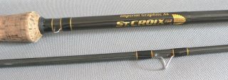 EX,  ST CROIX IMPERIAL GRAPHITE XL 9 ' 2pc SALMON FLY FISHING ROD FOR 8/9 LINE WGT 2