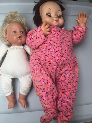 Vintage Vogue Posy Pixi - Doll And Lee Middleton Foam Doll.  Need Cleaning.  1960’s.