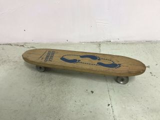 1960s Nash Skateboard Sidewalk Surfer Steel Wheels Wooden Deck 50s Hang Ten Feet