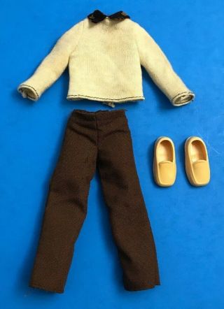 Vintage 1973 Sunshine Family Dad Steve Mattel Doll Shoes Shirt/sweater & Pants