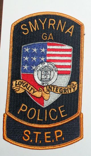 Smyrna Police Step Selective Traffic Enforcement Program Georgia Traffic Unit