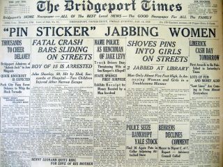 1925 Headline Display Newspaper The Sexual Harassment Of Women 100 Years Ago