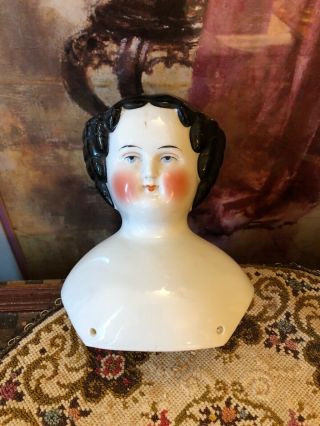 Pretty Antique German China Doll Head.  Head Only