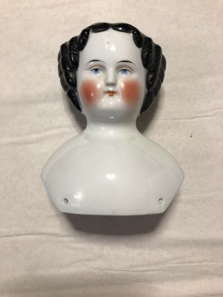 Pretty Antique German China Doll Head.  Head Only 6
