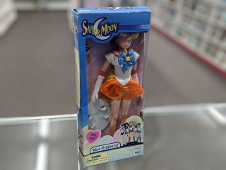 Nib Sailor Venus Deluxe Adventure Doll 11.  5 " Sailor Moon Irwin Toys