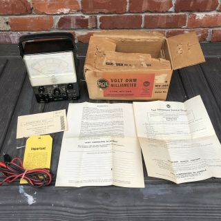 Rca Wv - 38a / Wv38a Volt Ohm Milliameter With Box