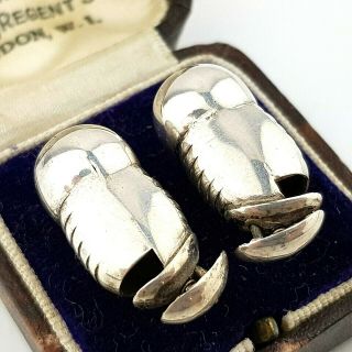 Vintage Solid Silver European Vibraphone Co.  Ear Tube Hearing Aid 4
