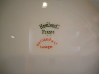 Antique Soup Bowl,  Haviland China Limoges,  Clover Leaf Pattern,  Schleiger 98 3