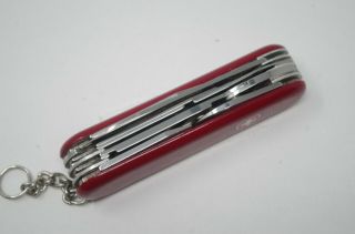 Retired Red Wenger Tradesman Folding Pocket Knife Victorinox Swiss Army EvoGrip 5