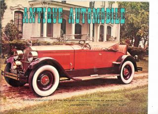 Antique Automobile July - August 1974 - - American Austin Ford Packard Plymouth,  More