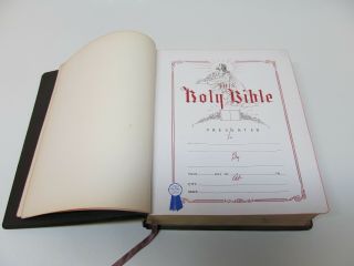 Holy Bible Red Letter Masonic Edition Cyclopedic Indexed Freemasonry Hertel 1951 4