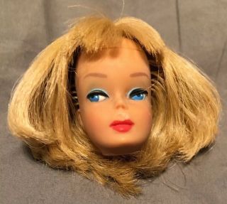 Vintage 1958 American Girl Barbie Head Blonde