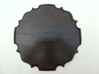FINE ANTIQUE GEORGIAN WOOD TREEN CHIPPENDALE PIE CRUST BUTLERS TRAY 18th CENTURY 5