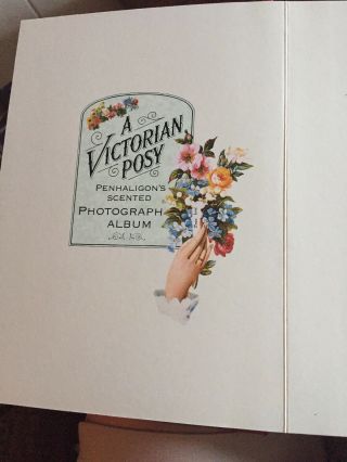 Vintage Romantic Victorian Posy Penhaligon ' s Scented Photograph Album - 1990 5