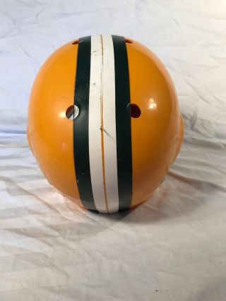 Vintage Rawlings Youth Football Helmet Medium G - 100.  GOLD AND YELLOW. 4