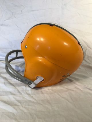 Vintage Rawlings Youth Football Helmet Medium G - 100.  GOLD AND YELLOW. 5