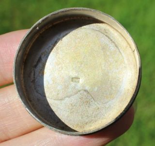 Vintage Egyptian Solid Silver Pill Box (R3013X) 6