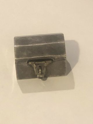 Vintage Taxco Sterling Silver 925 Snuff Pill Box Case 15g