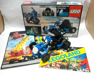 Lego Classic 1978 Technic Go - Kart Set 948,  Blue Racing Set,  Box,  Instructions