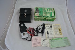 Vintage Sperry Snap 6 Volt Ohm Meter Ammeter Ohmprobe Case 0 - 30/150 Amps Ii