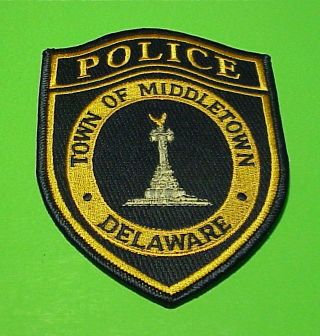 Middletown Delaware De Police Patch