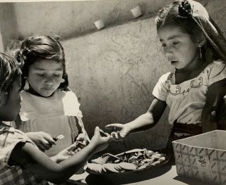 Marguerite Baker Johnson Vintage Stamped Gelatin Silver Photograph 1950s Mexico