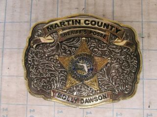 Martin County Sheriff Posse - Florida - Belt Buckle