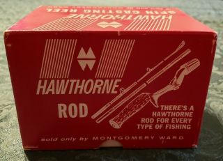 Vintage Hawthorne Model 351 Spin Casting Fishing Closed Reel NIB 60 - 6408 Wards 3