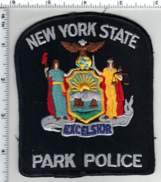 York State Park Police Uniform Take - Off Shoulder Patch From The 1980 