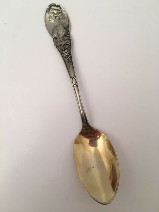 Billy Burke Spoon Wizard Of Oz Colonial Silver/gold Spoon Glinda Good Witch 3
