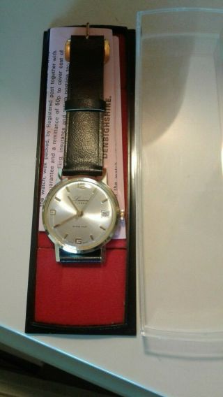 Vintage Lucerne Wrist Watch Extra Flat Swiss Made Vgc