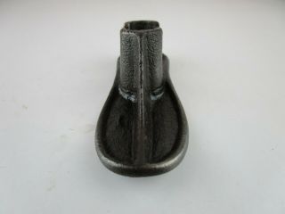 Antique Vintage Cast Iron Shoe Last Anvil Mold Cobbler Tool No.  1,  4 - 3/4 2