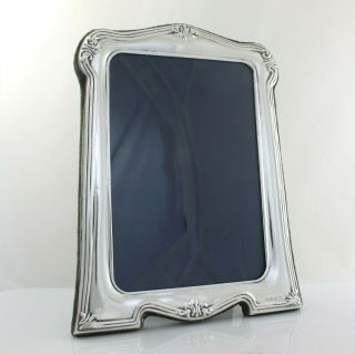 Edwardian Style Solid Sterling Silver Photo Picture Frame 7 " By 5½ " Carrs 1993