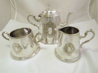 Vintage German Wmf Silver Plated Tea Set